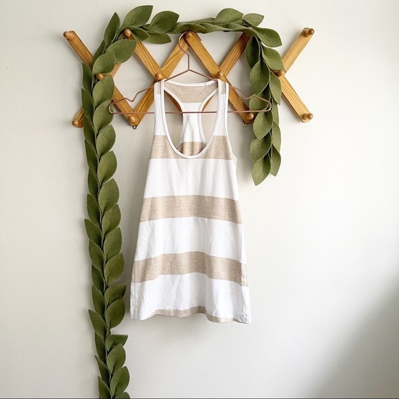 lululemon athletica Tops - Lululemon Racer Back Stroll Stripe Tank Top
